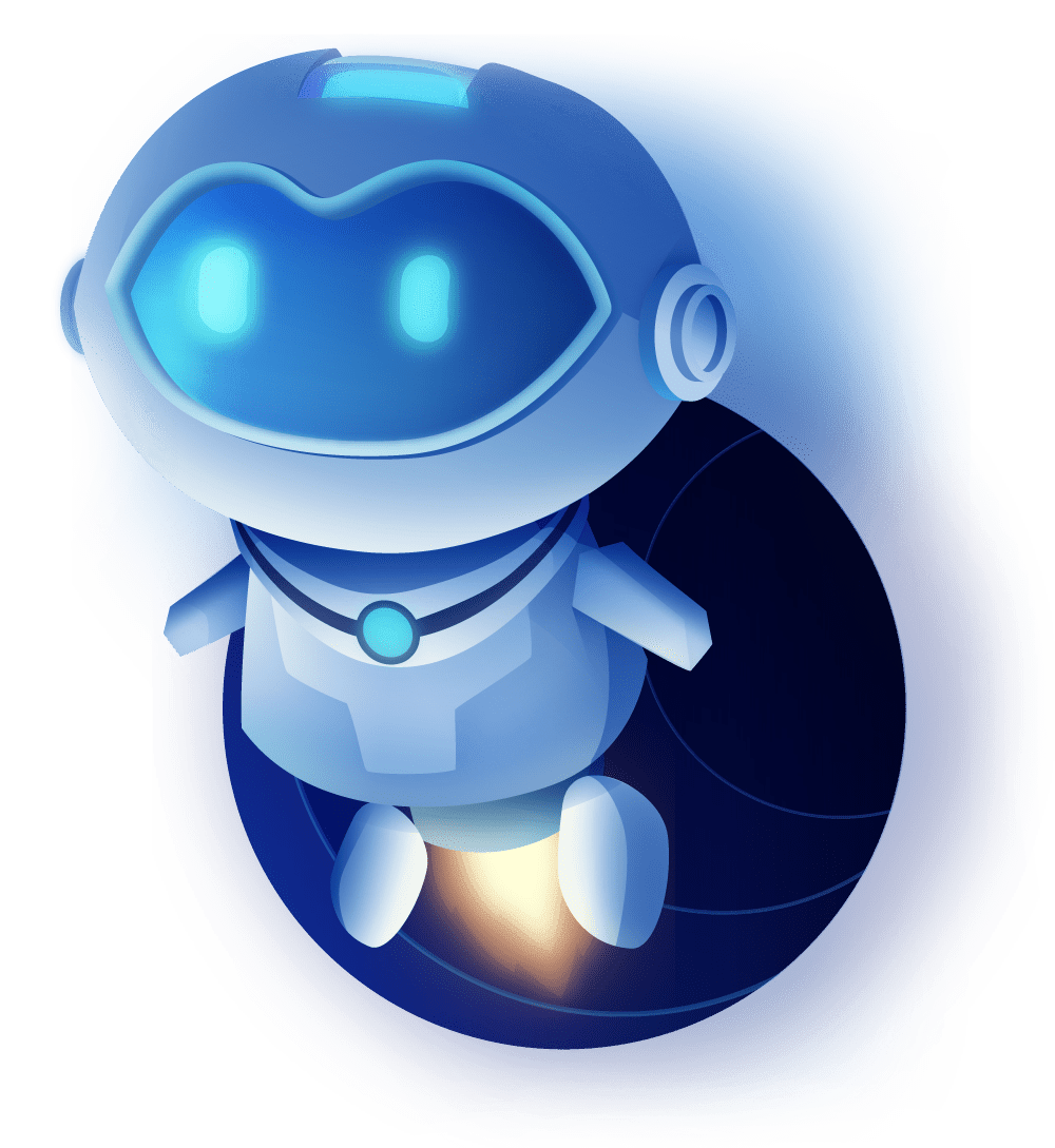 Illustration of a digital assistant for secure digital transformation